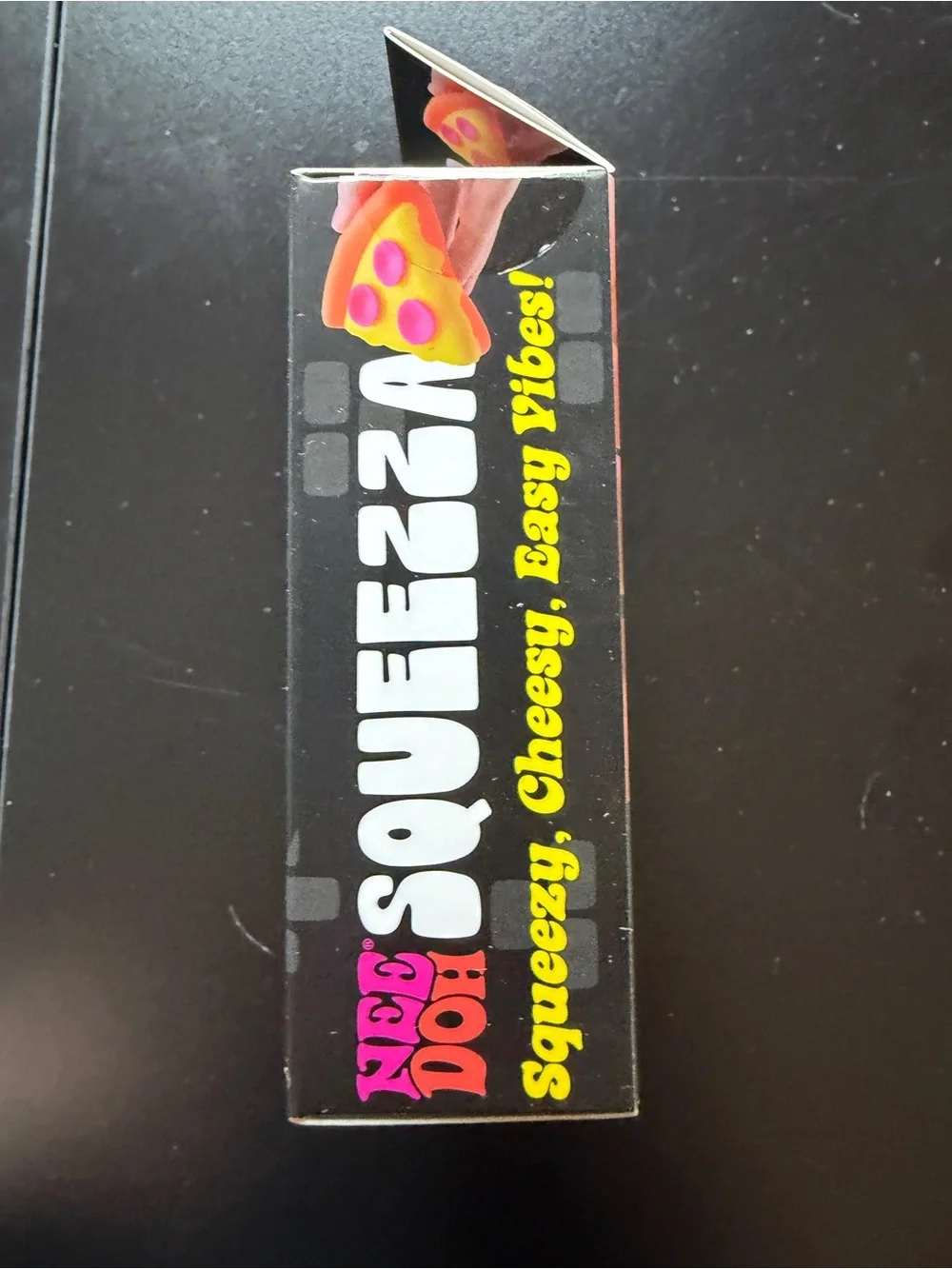 New Nee Doh Pizza Squeezza Orange Pepperoni Squeeze Schylling Needoh Squishy Toy